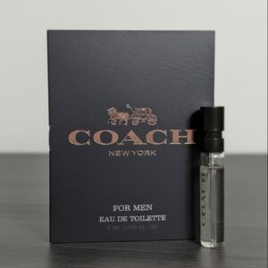 Coach Black Eau de Toilette for Men Sample Size Mini New
